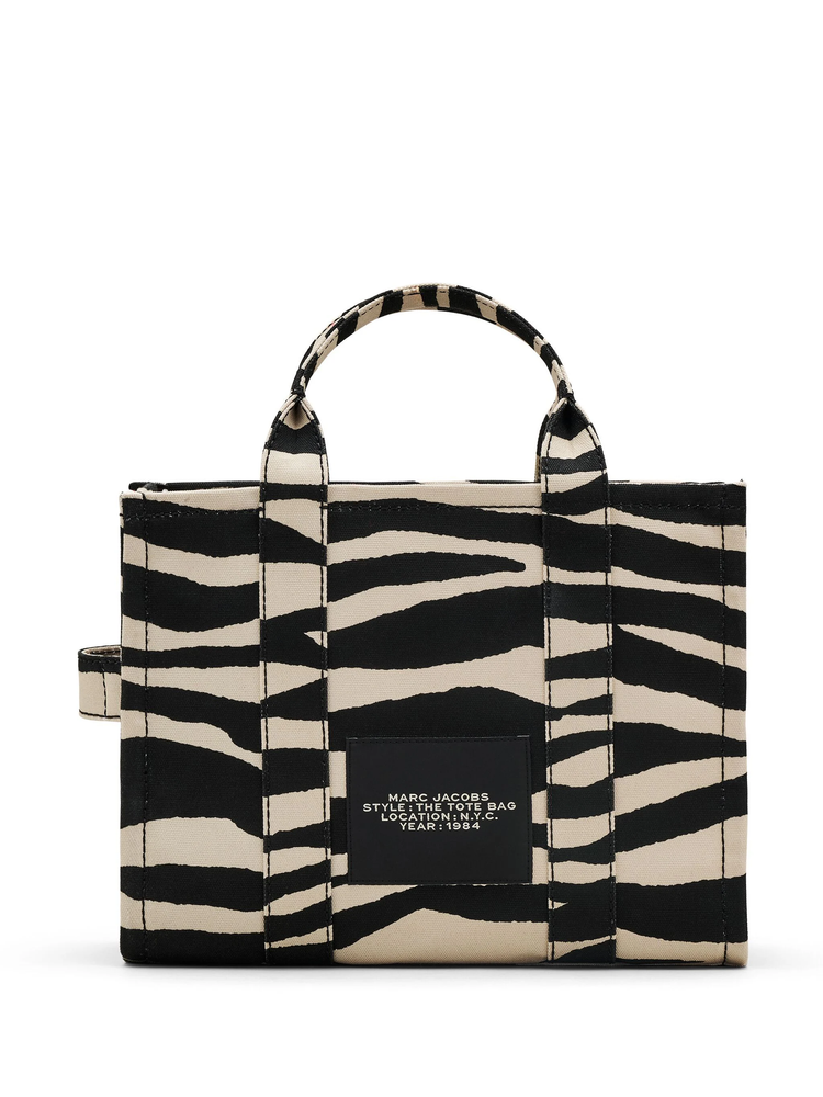 Zebra-print tote bag