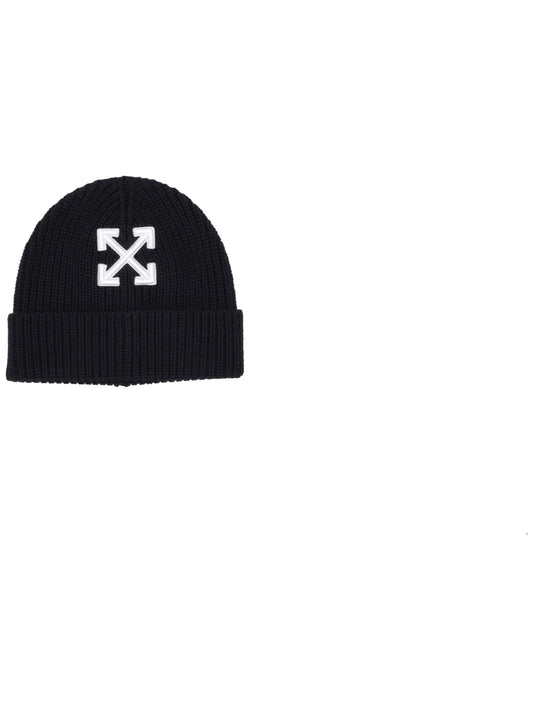 ARROW CLASSIC BEANIE BLACK - WHITE