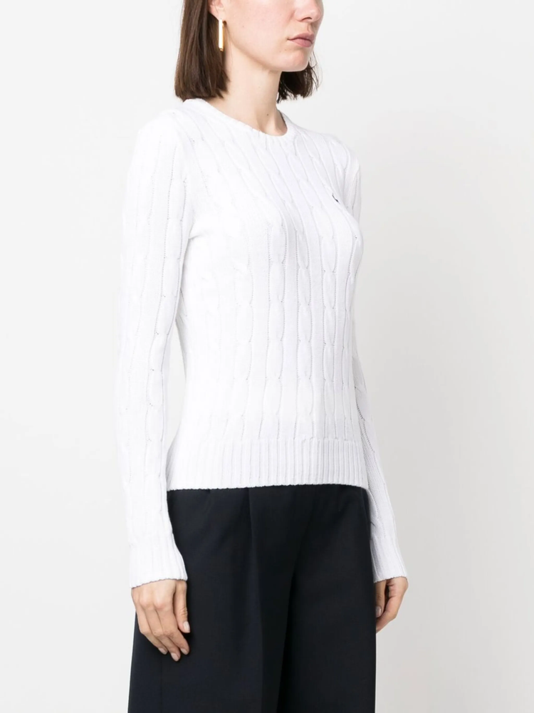 Julianna cable-knit jumper