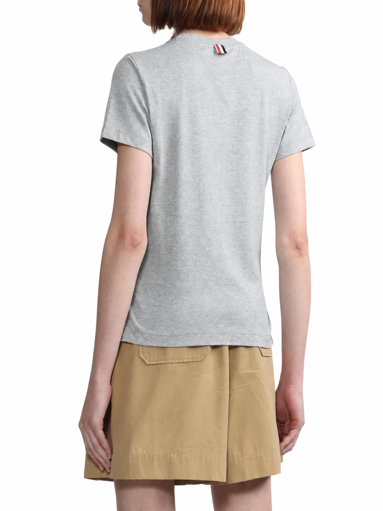 RELAXED FIT SS TEE WITH SIDE SLITS IN LT WEIGHT JERSEY
