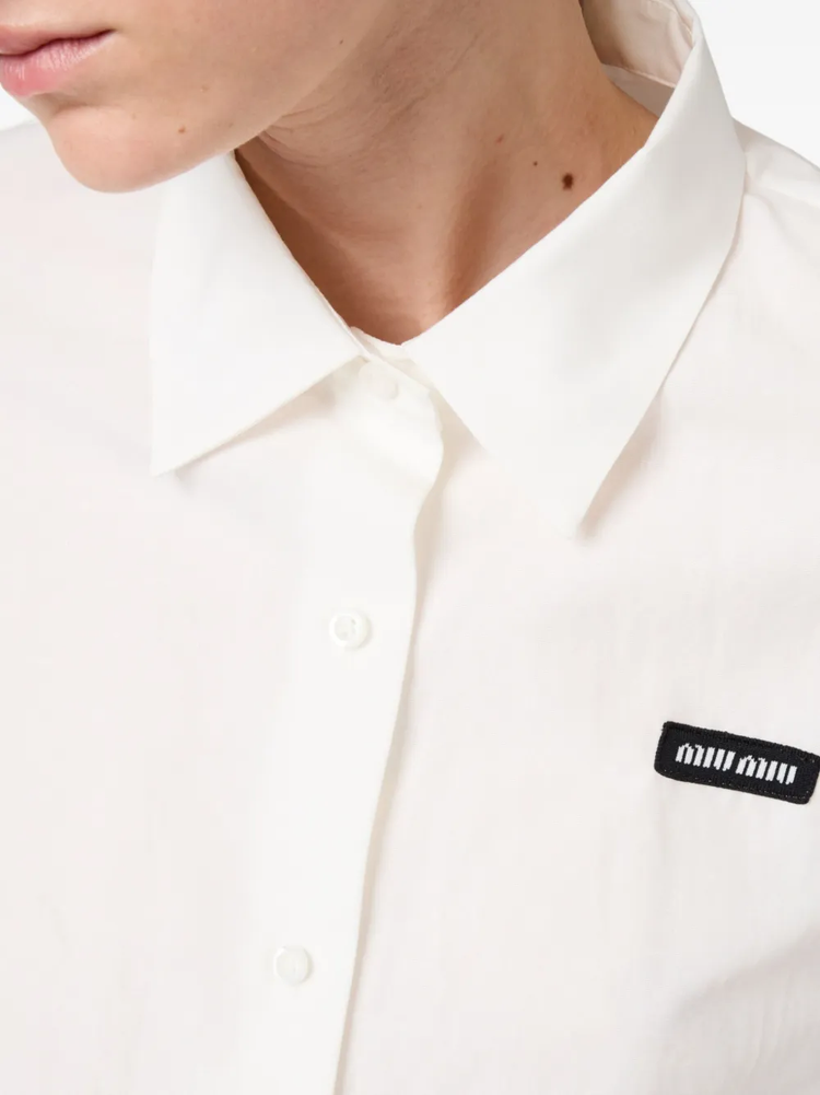slubbed poplin shirt