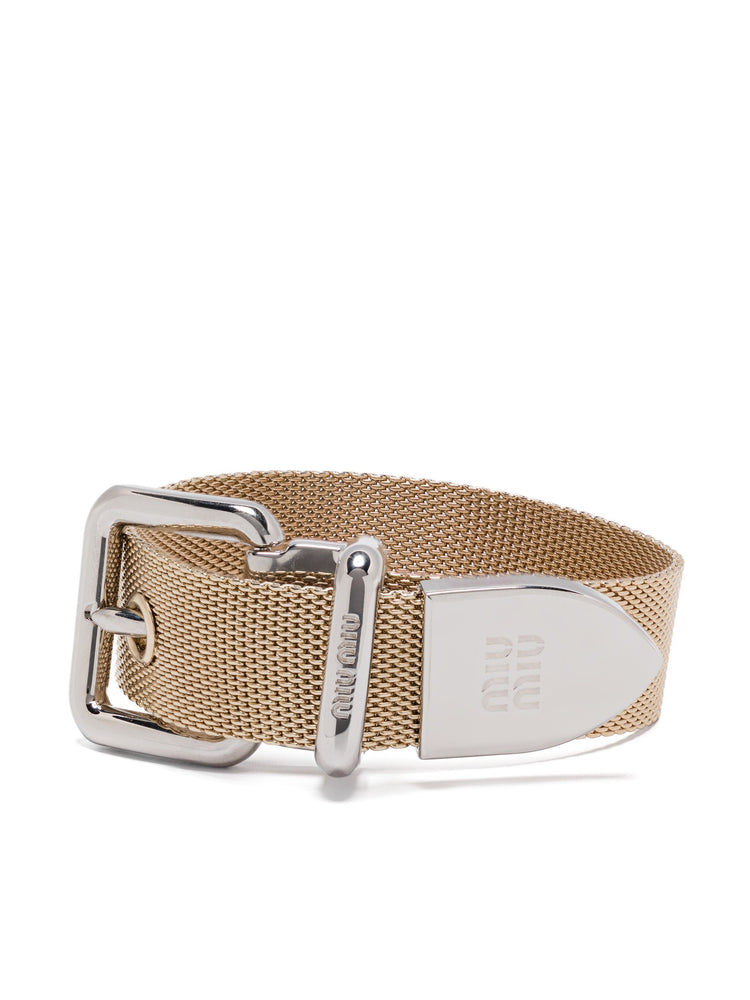 two-tone buckle bracelet