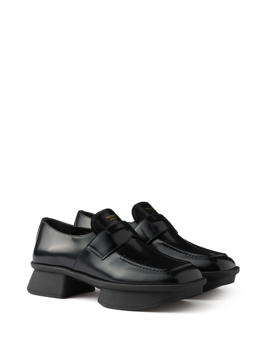 leather loafers