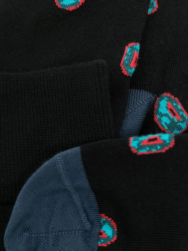 PAUL SMITH graphic-print crew socks