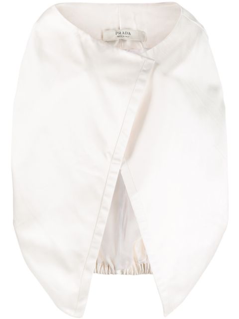 PRADA blouson raso white