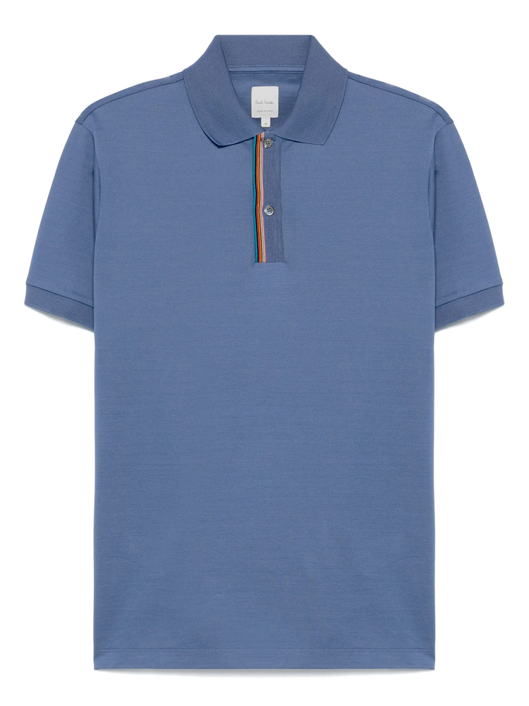 Signature Stripe-trim polo shirt