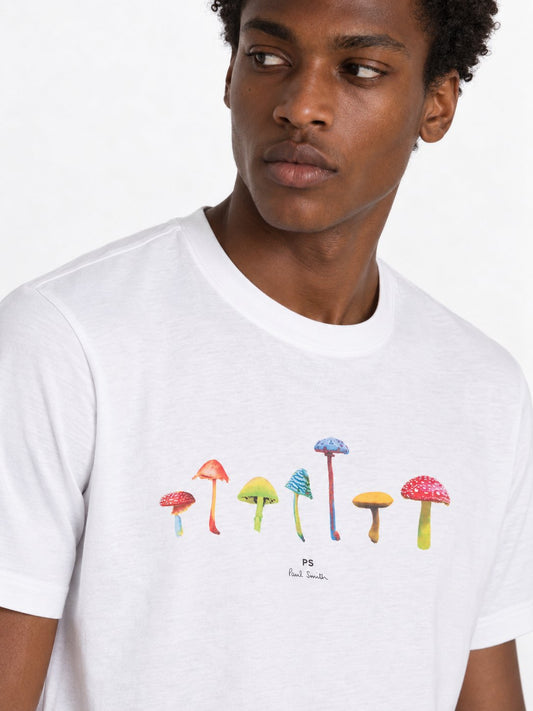 MENS REG FIT T SHIRT MUSHROOMS