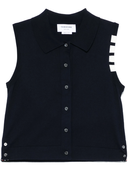 4-Bar cotton vest