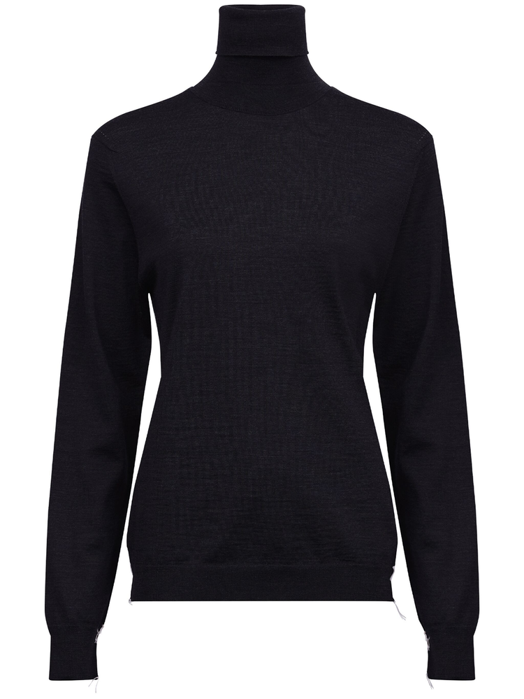 roll neck merino-wool jumper