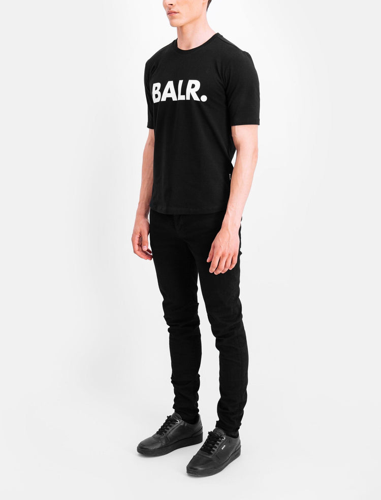 BALR.  BRAND ATHLETIC T-SHIRT MEN BLACK