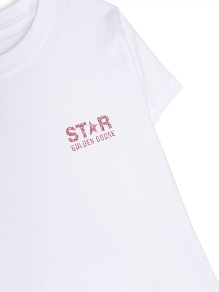 Star-print cotton T-shirt