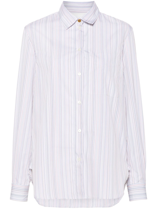 artist stripe pattern shirt