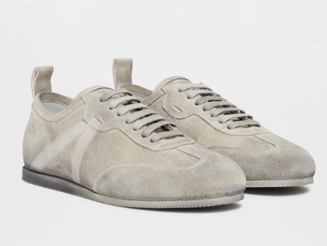 SIRU SOFT LOW-TOP BOXING SNEAKERS CALF SUEDE SKIN