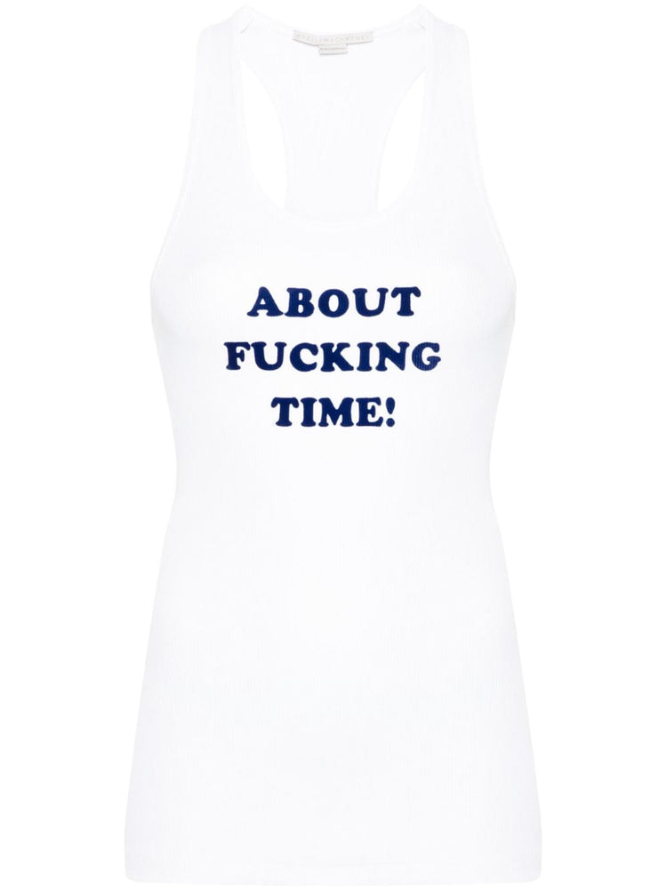 About F* Time tank top