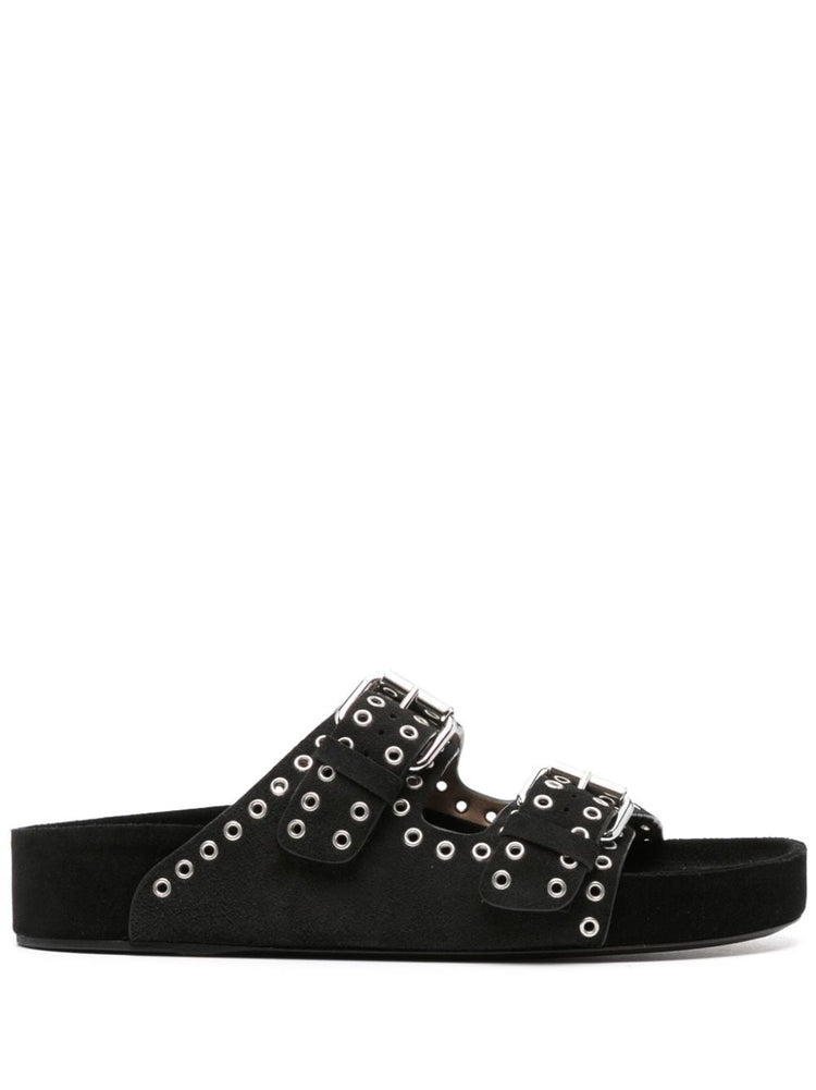 Lennyo eyelet-embellished sandals