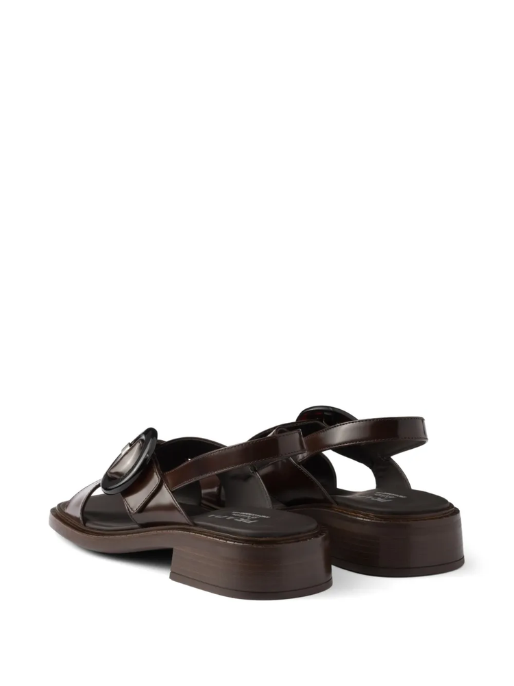 buckled sandals