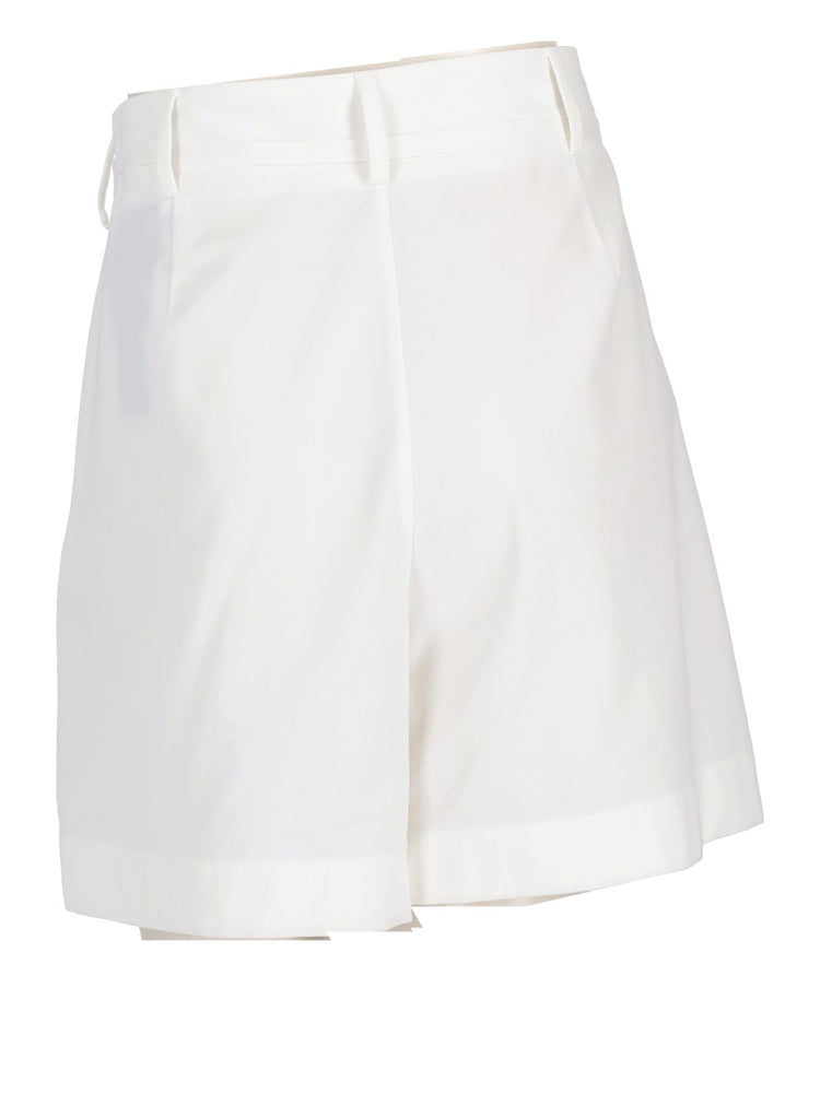 Jess pleated shorts cotton twill