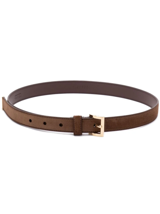 saffiano leather belt