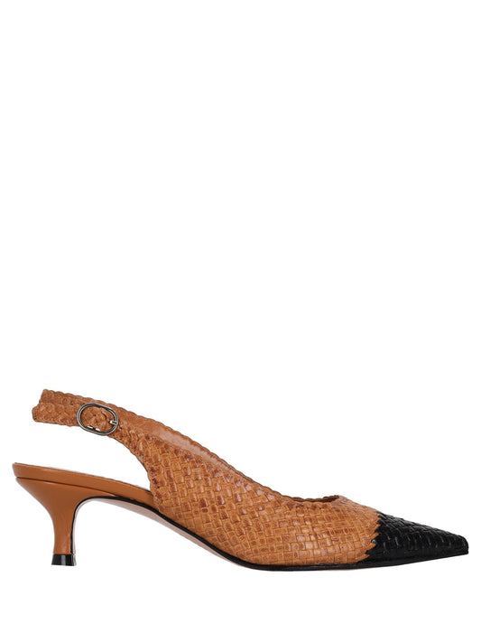 LA ROSE Carol woven pumps