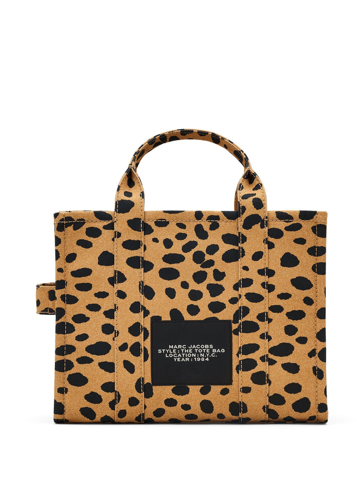 The Medium Cheetah Canvas Tote Bag