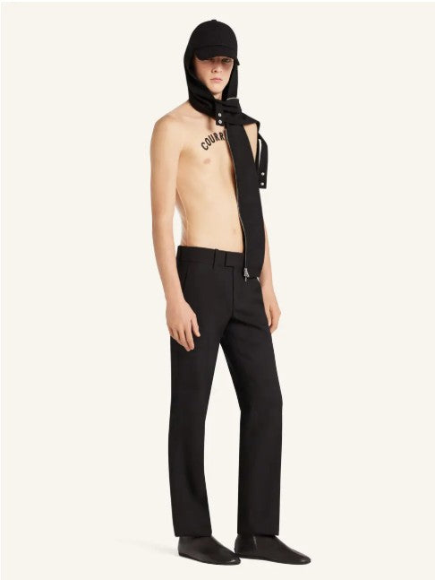 TOP ILLUSION COURREGES TULLE