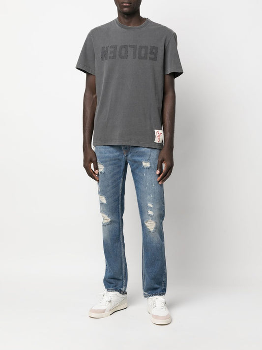 logo-print cotton T-shirt