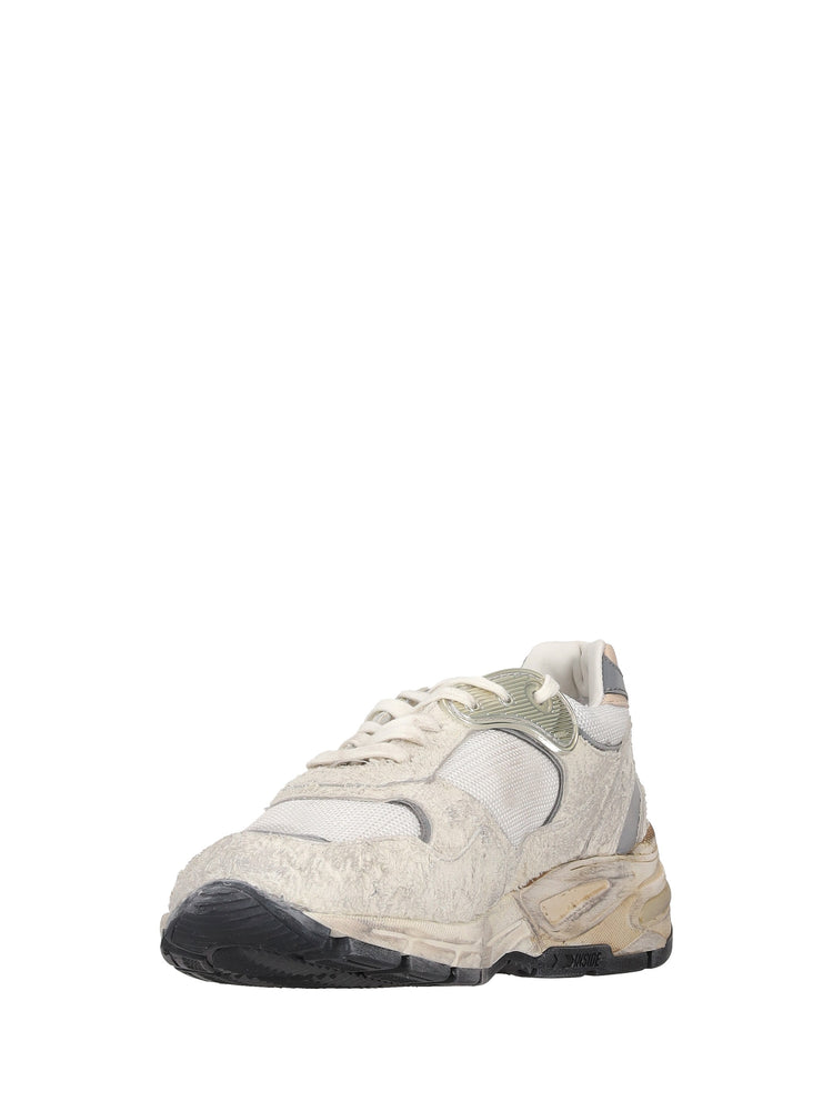 RUNNING DAD NEW NET AND SUEDE UPPER LEATHER STAR AND HEEL SUEDE SPUR