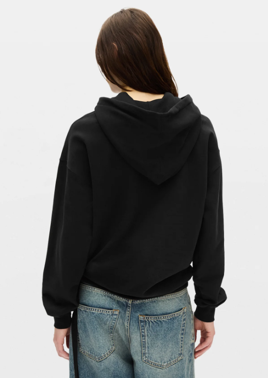 CARA COMFORT HOODIE SWEATSHIRT WITH MONOGRAM EMBRO