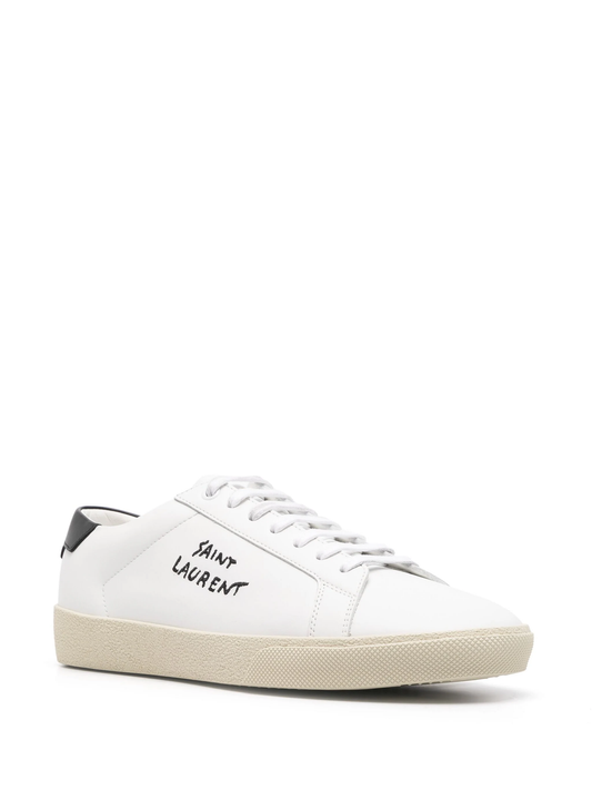 LEATHER MEN SHOES SNEAKER RUBBER SOLE
