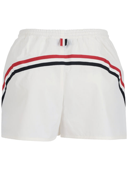 TRACK SHORT IN NYLON  COTTON TECH