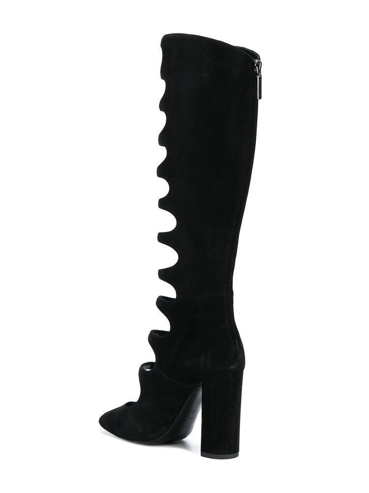 SAINT LAURENT Boot joplin 105 cachemere Black