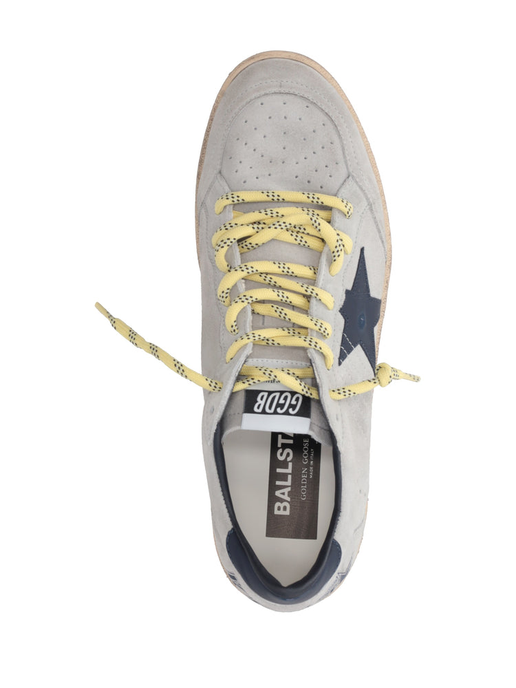 BALLSTAR SUEDE UPPER TOE AND SPUR LEATHER STAR AND HEEL