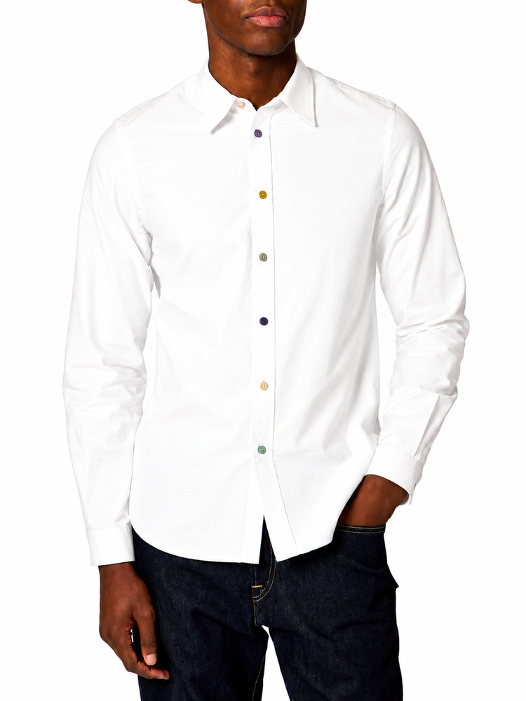 MENS LS TAILORED FIT SHIRT SS BUTTONS
