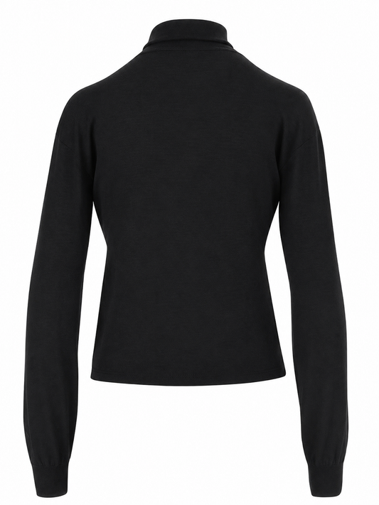 PULL COL ROULE CACHEMIRE LAINE