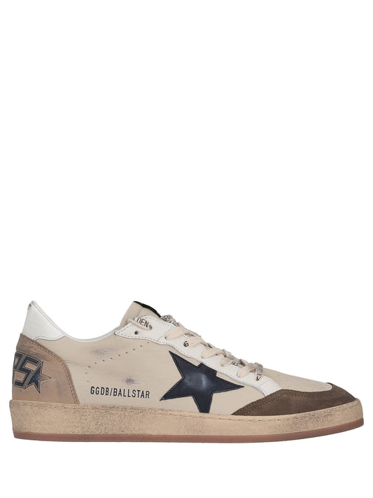 BALLSTAR NAPPA UPPER SUEDE TOE NABUK SPUR LEATHER STAR AND HEEL