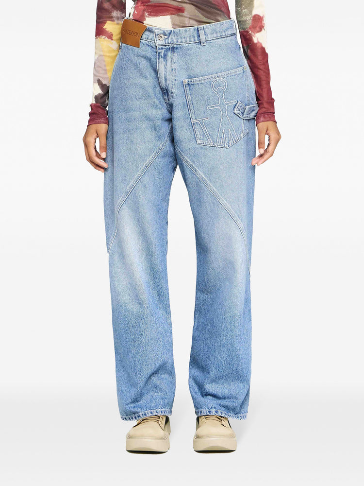 twisted workwear jeans