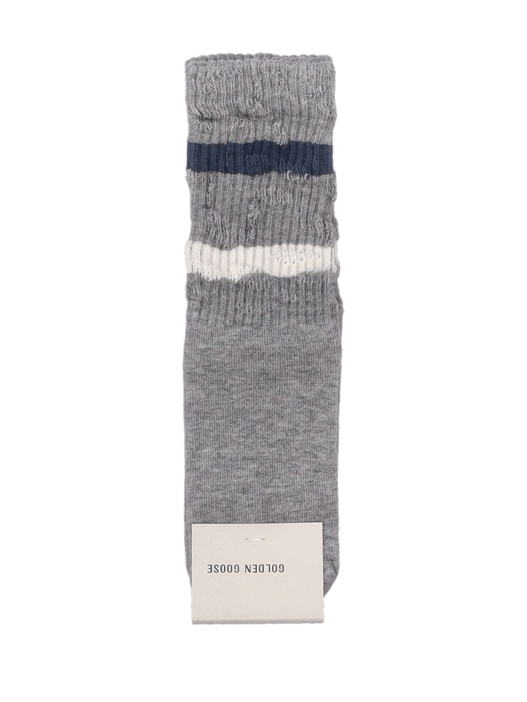KIDS' SOCKS HIGH RIB/ STRIPES/ DISTRESSED