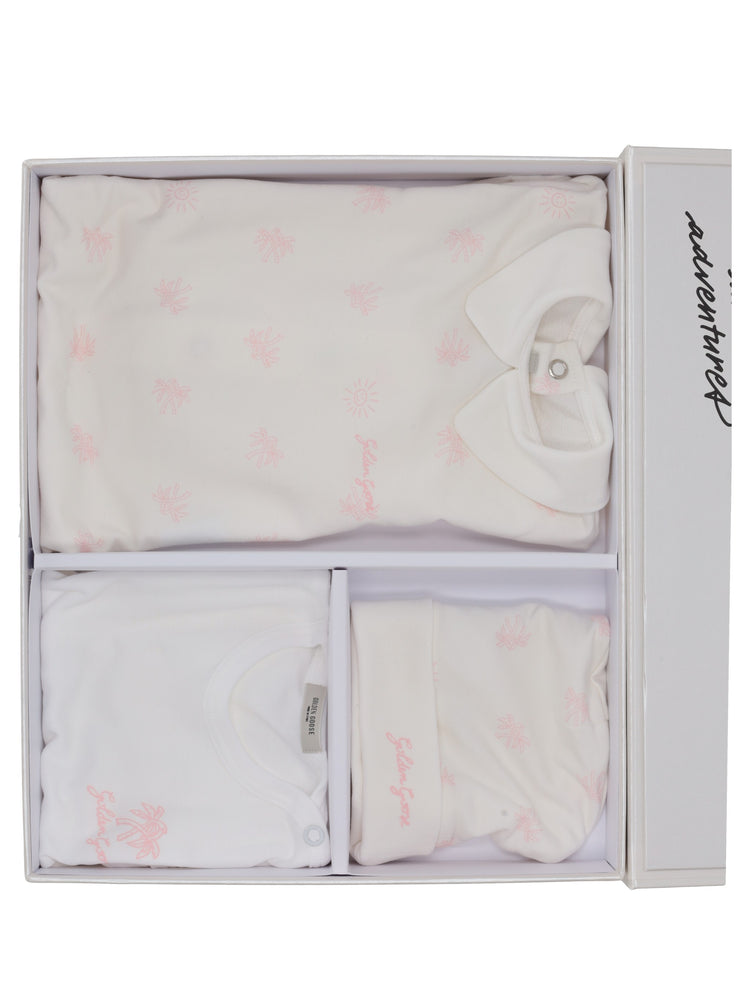BABY GIFT SET/  PALMS AO PRINT