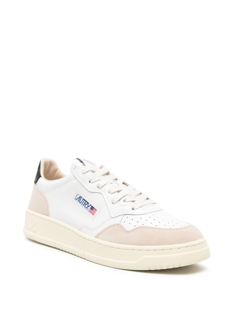 Medalist suede-panel sneakers