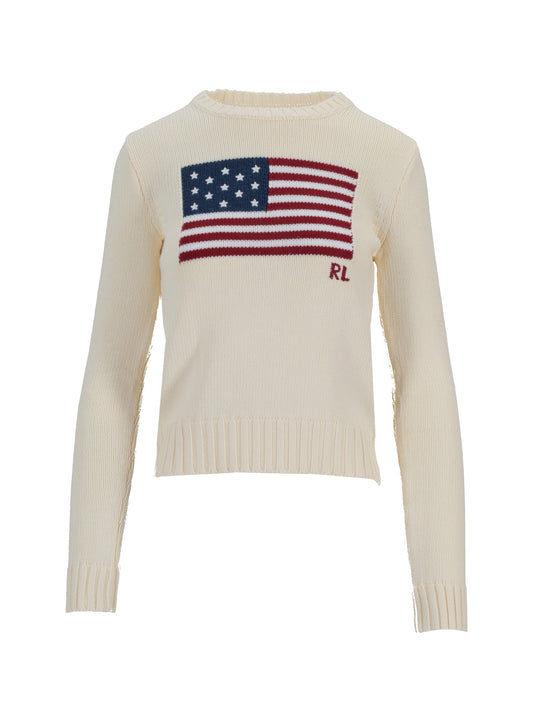 FLAG CN-LONG SLEEVE-PULLOVER