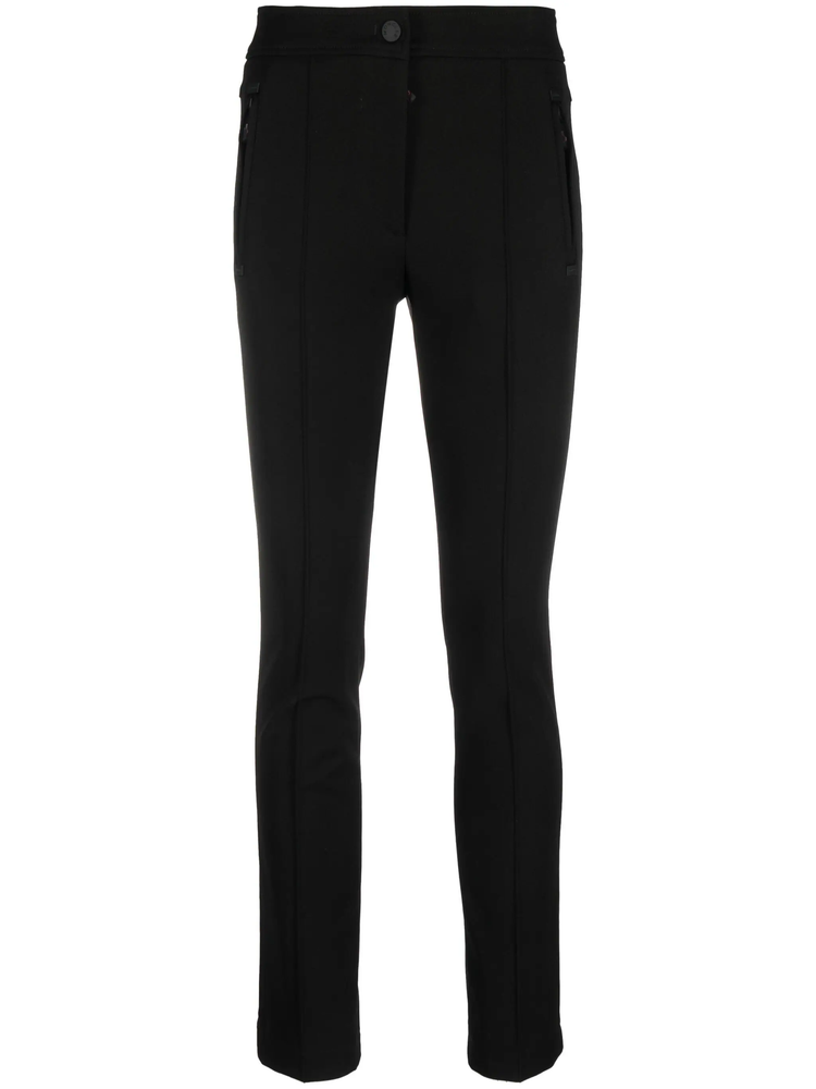 Grenoble logo-patch mid-rise trousers