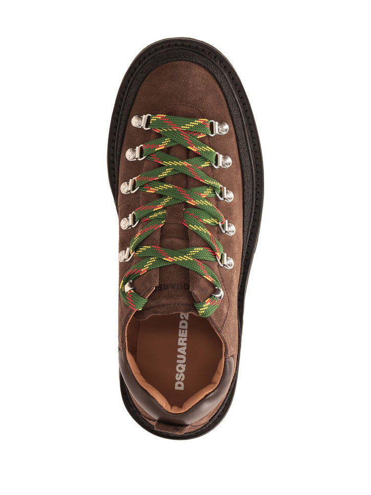 Skiers Laced Up