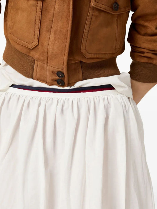 GONNE POPELINE FIAMMATO+BAND