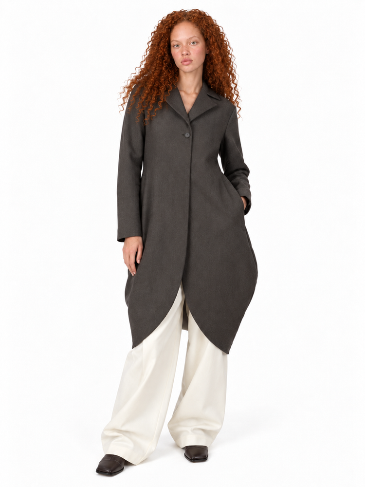 TULIPANO COAT - WOOL SILK BLEND