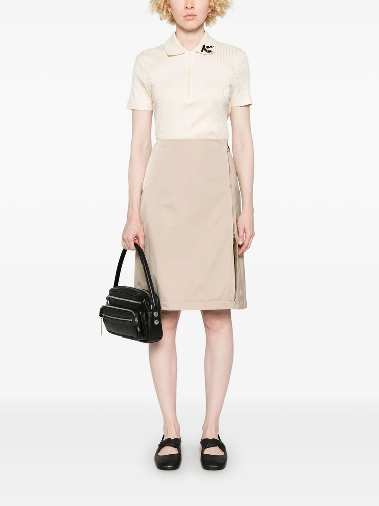 A-line midi skirt
