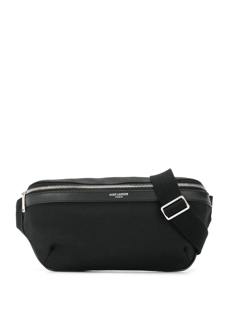 logo-lettering belt bag