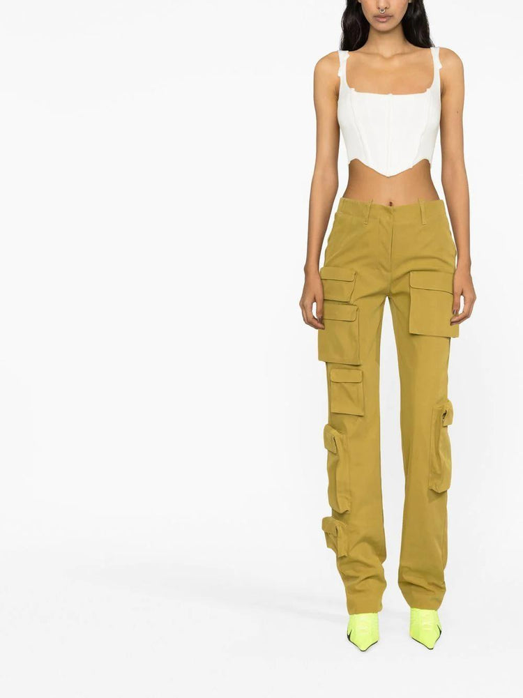 OFF-WHITE Co Multipocket straight-leg cargo trousers