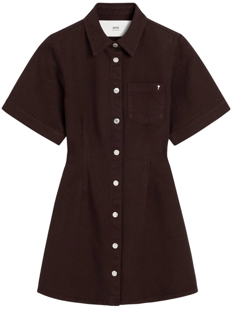 short-sleeve shirt dress