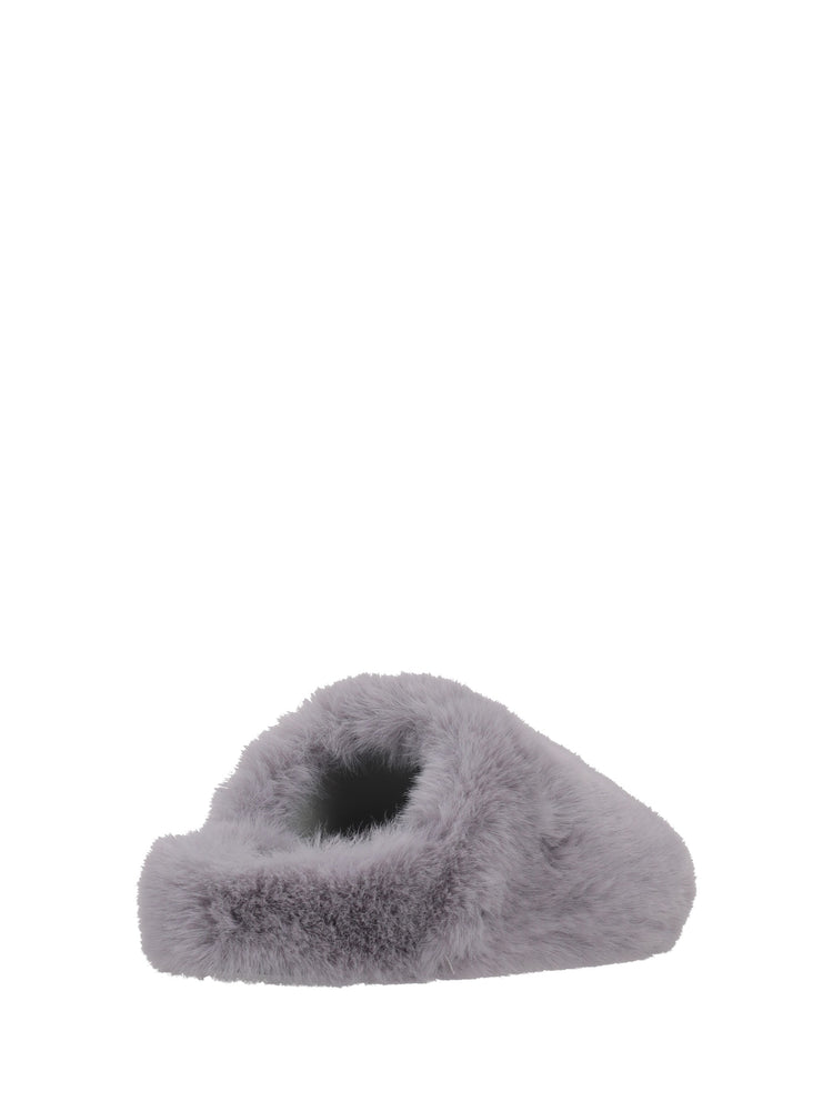 Furry indoor slippers