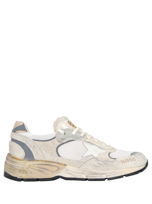 RUNNING DAD NEW NET AND SUEDE UPPER LEATHER STAR AND HEEL SUEDE SPUR